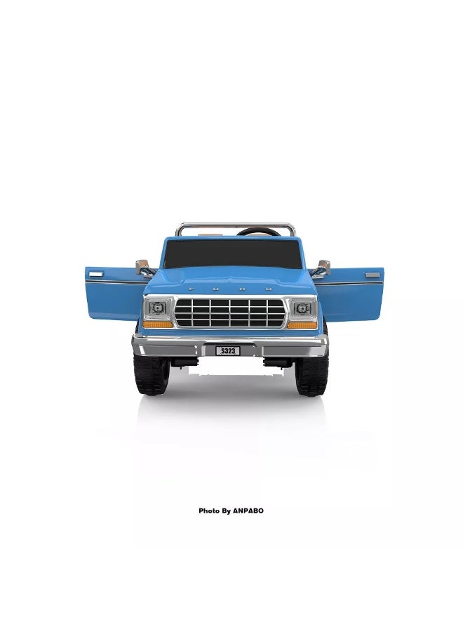 Ford 24V Classic Ford Bronco: Light Blue Retro Legend, Ready for Dual Adventures-light blue - Image 2